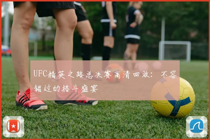 UFC精英之路总决赛高清回放:不容错过的格斗盛宴