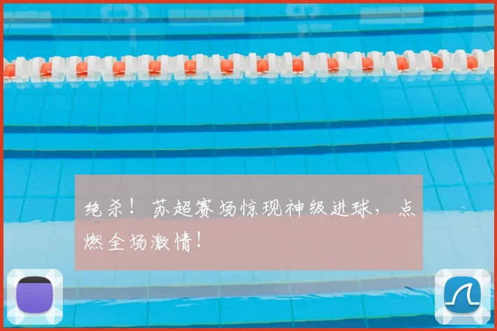 绝杀！苏超赛场惊现神级进球，点燃全场激情！